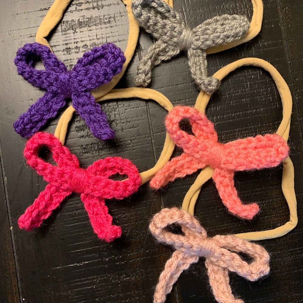 Baby bow headbands